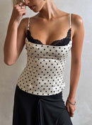 Renascimento Corset Renda Topo Branco Polca Ponto