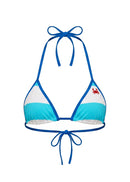 biquíni Iris bordada em Terry Azul / Brule